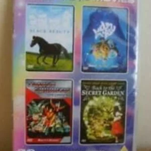 4 Great DVD Movies, Black Beauty, Help I’m A Fish, Transformers, Secret Garden