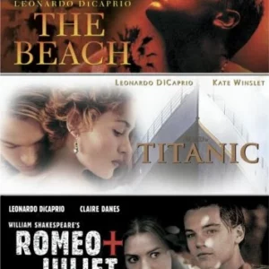 Titanic/The Beach/Romeo And Juliet Leonardo DiCaprio 2003 New DVD Top-quality