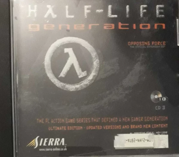 HALF-LIFE GENERATION Windows 95 1998-2000 Top-quality Free UK shipping