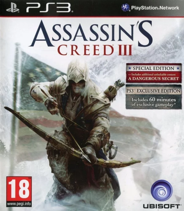 Assassin's Creed III PlayStation 3 2012 Top-quality Free UK shipping