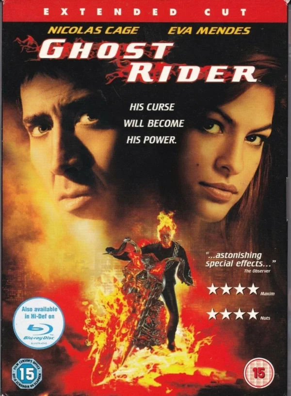 Ghost Rider Nicolas Cage 2007 DVD Top-quality Free UK shipping