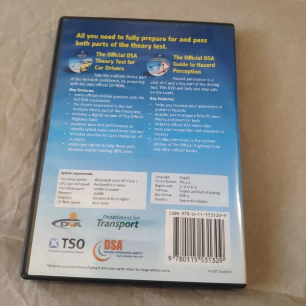 The official DSA Complete Theory Test Kit PC 2008 Top-quality Free UK shipping