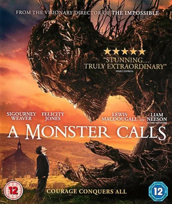 A Monster Calls Felicity Jones 2016 DVD Top-quality Free UK shipping