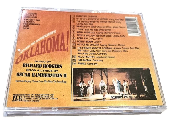 OKLAHOMA! Original London Cast 1993 CD Top-quality Free UK shipping