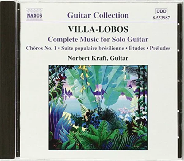 The Complete Music for Solo Guitar Villa-Lobos, Heitor 1993 CD Top-quality