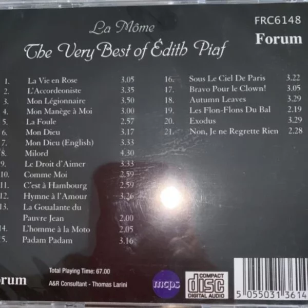 La Mome: The Very Best Of Edith Piaf CD Top-quality Free UK shipping