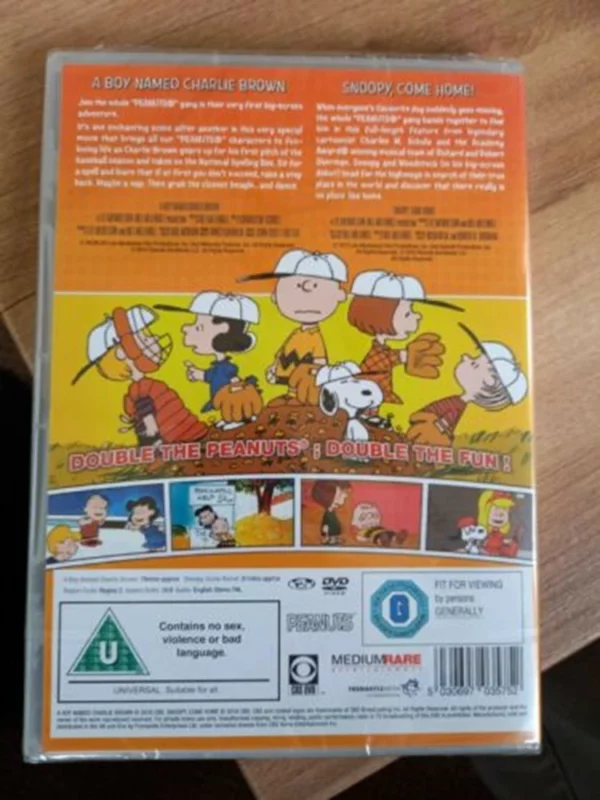 Peanuts The 2 Movie Collection 2016 DVD Top-quality Free UK shipping