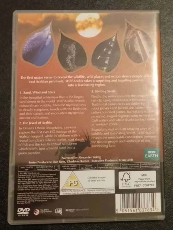 Wild Arabia 1996 DVD Top-quality Free UK shipping