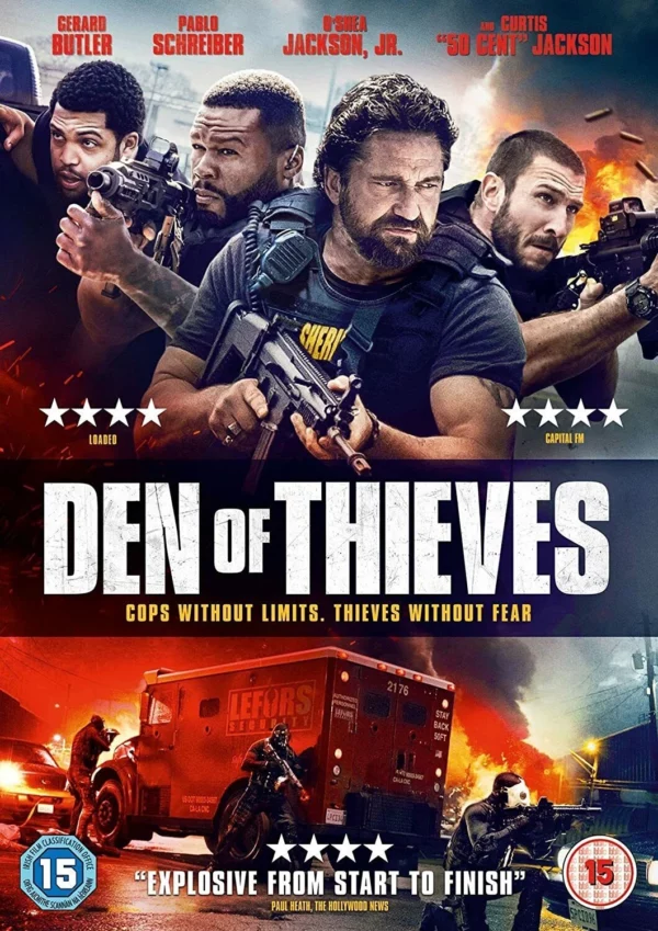 Den Of Thieves Gerrard Butler 2018 New DVD Top-quality Free UK shipping