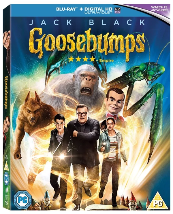 Goosebumps Jack Black 2016 Blu-ray Top-quality Free UK shipping