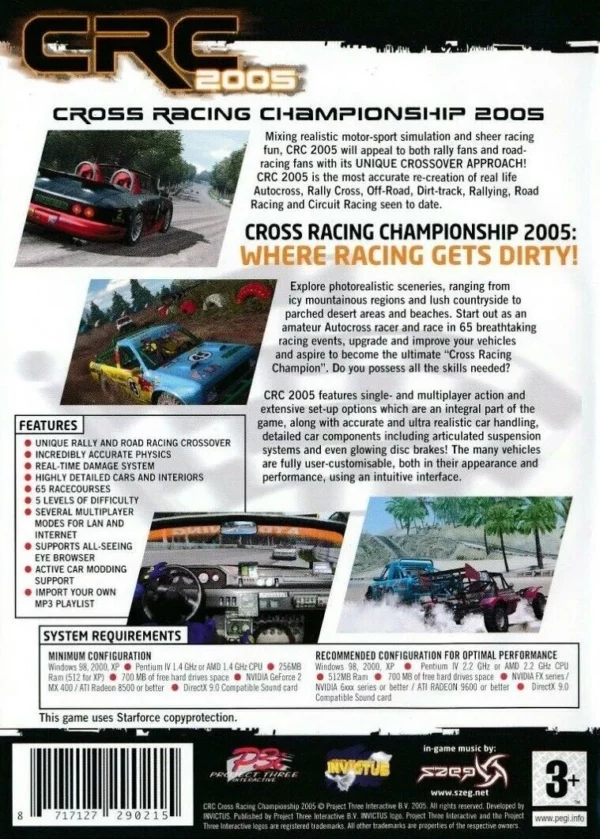 CRC CROSS RACING CHAMPIONSHIP 2005 PC 2005 Top-quality Free UK shipping