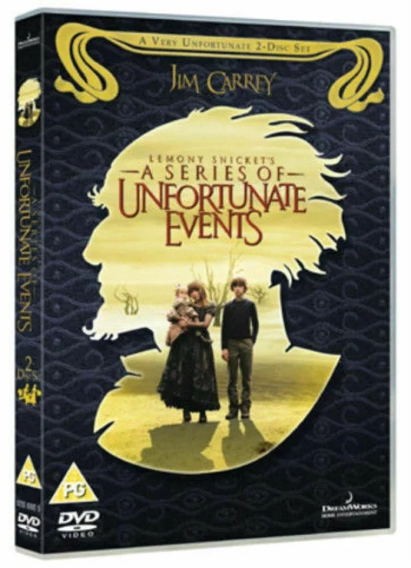 Lemony Snicket's A Series of Unfortunate Events Jim Carrey 2005 DVD Top-quality