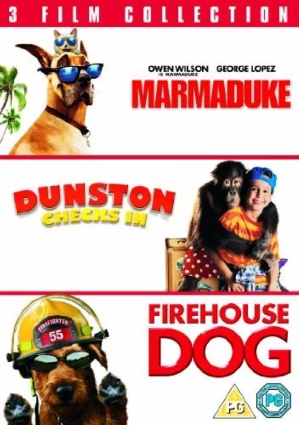 Marmaduke / Dunston Checks In / Firehouse Dog Faye Dunaway 2011 DVD Top-quality