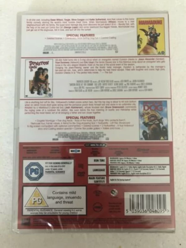 Marmaduke / Dunston Checks In / Firehouse Dog Faye Dunaway 2011 DVD Top-quality