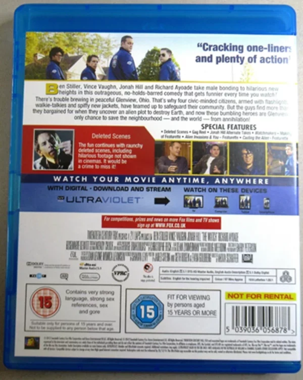 The Watch Ben Stiller 2012 Blu-ray Top-quality Free UK shipping