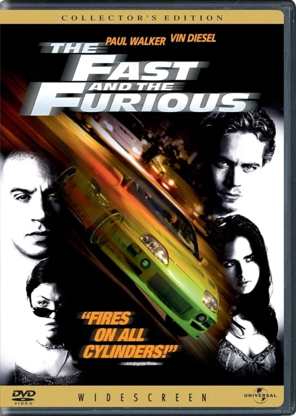 Fast & The Furious Paul Walker DVD Top-quality Free UK shipping