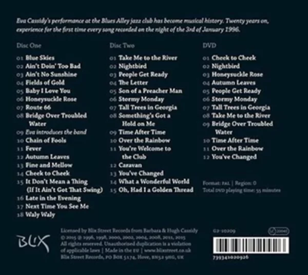 Nightbird Eva Cassidy 2015 CD Top-quality Free UK shipping