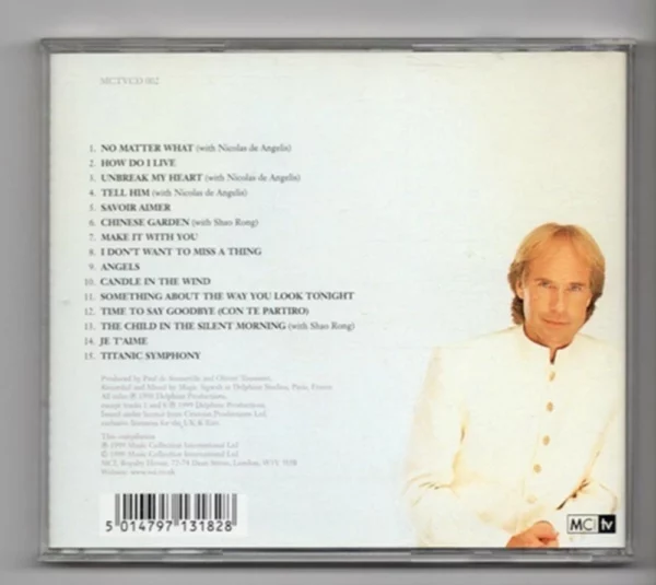 ...With Love Richard Clayderman 2006 CD Top-quality Free UK shipping