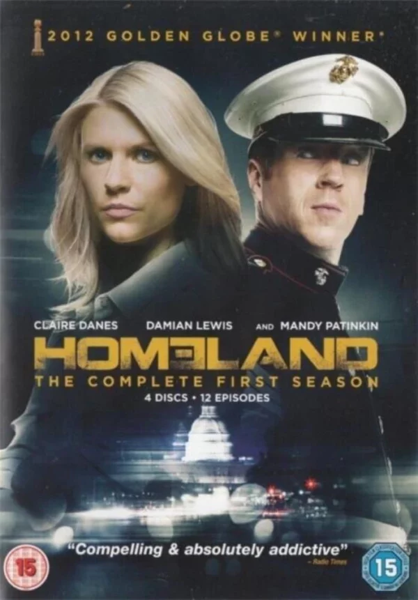 Homeland - The Complete First Season DAMIAN LEWIS 2012 DVD Top-quality