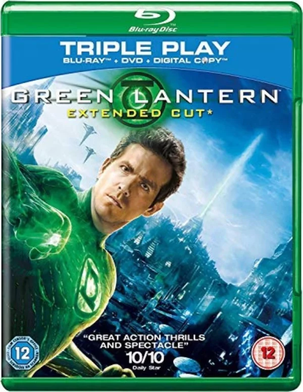 Green Lantern Ryan Reynolds 2011 Blu-ray Top-quality Free UK shipping