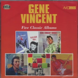 Five Classic Albums Gene Vincent 2018 New CD Top-quality Free UK shipping