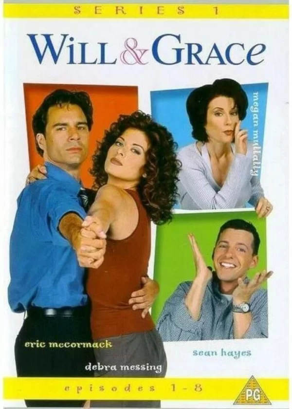 Will and Grace: Season 1 - Episodes 1-8 Eric McCormack 2002 DVD Top-quality