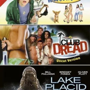 Club Dread / Dude,Wheres My Car / Lake Placid Ashton Kutcher DVD Top-quality
