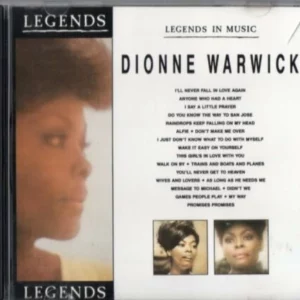 Legends in Music Dionne Warwick CD Top-quality Free UK shipping