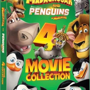 Penguins Of Madagascar / Madagascar 1-3 2015 DVD Top-quality Free UK shipping