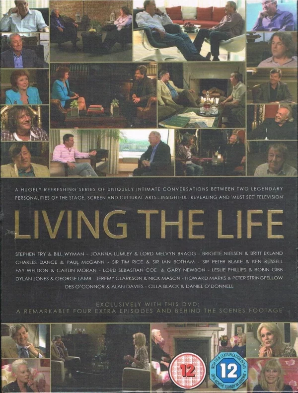 Living the Life Stephen Fry 2012 DVD Top-quality Free UK shipping