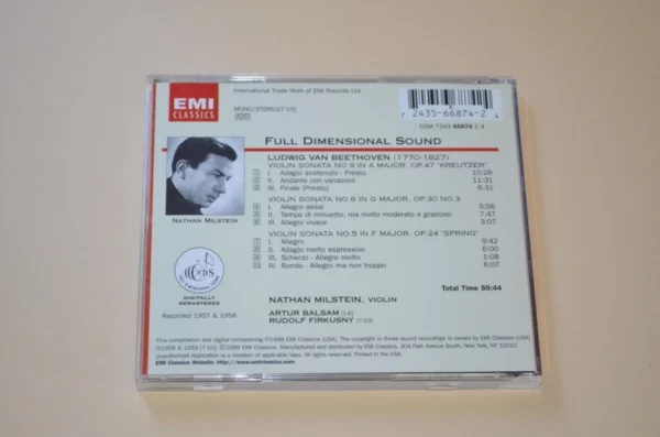 Nathan Milstein 1998 CD Top-quality Free UK shipping