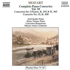 Complete Piano Concertos, Vol. 10 Wolfgang Amadeus Mozart 1993 CD Top-quality