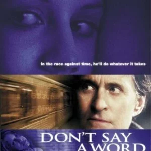 Don't Say A Word Michael Douglas 2004 New DVD Top-quality Free UK shipping