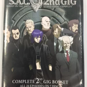 S.A.C. COMPLETE 2ND GIG MANGA 2007 DVD Top-quality Free UK shipping