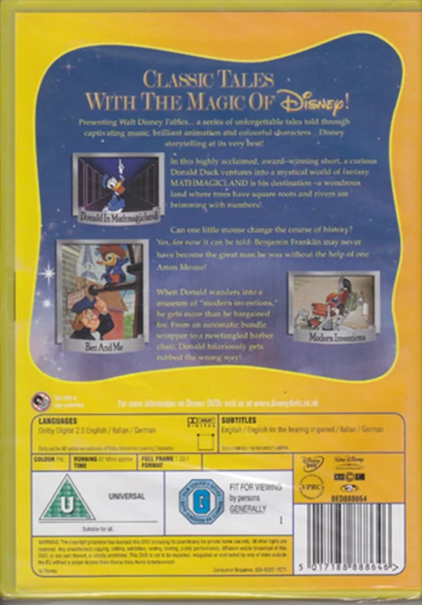 Walt Disney's Fables Vol.3 # 2003 DVD Top-quality Free UK shipping