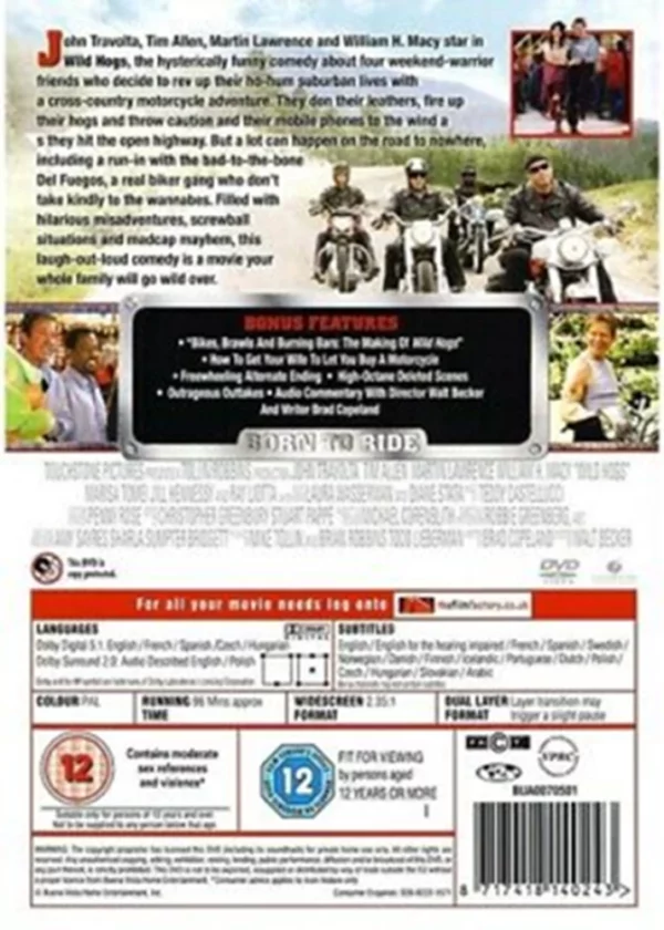 Wild Hogs 2007 DVD Top-quality Free UK shipping