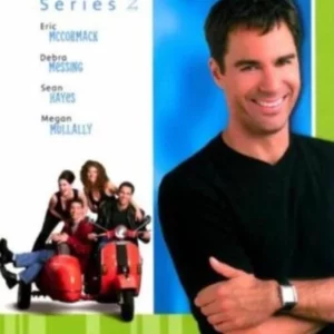 Will and Grace: Series 2 (Episodes 1-4) Debra Messing 2003 DVD Top-quality