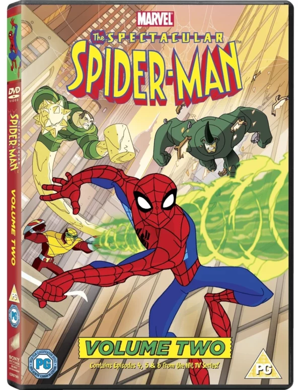 The Spectacular Spider-Man Vol 2 Grey Griffin 2010 DVD Top-quality