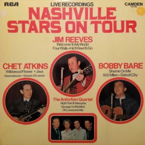 Nashville Stars On Tour (Live Recordings) Chet Atkins 1970 Records Top-quality
