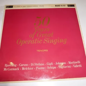 50 Years Of Great Operatic Singing Various 1960 Records Top-quality