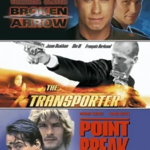 The Transporter/Broken Arrow/Point Break Jason Statham 2004 DVD Top-quality