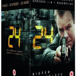 24 - Complete Season 1-8 Kiefer Sutherland 2011 DVD Top-quality