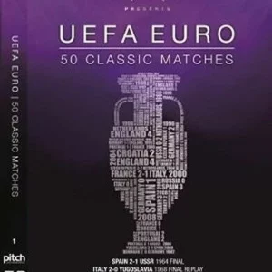 UEFA Euro 50 Classic Matches Vol. 1 Matches 1-5 DVD Top-quality