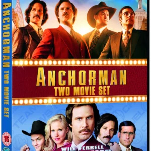Anchorman 1-2 Paul Rudd 2014 DVD Top-quality Free UK shipping