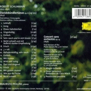 Davidsbündlertänze • Concert Sans Orchestre
