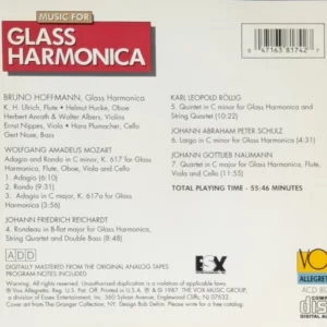 Music For Glass Harmonica