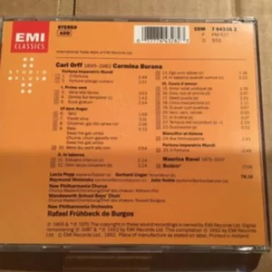 Orff: Carmina Burana/Ravel: Boléro