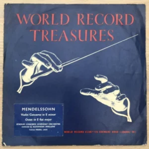WORLD RECORD TREASURES MENDELSSOHN