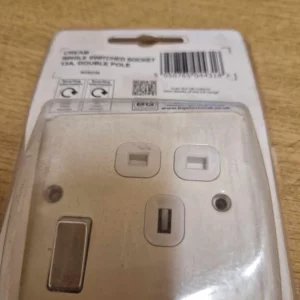 BG Nexus Metal Single Socket double pole