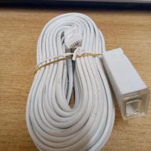 UK Phone Extension Cable Lead 4Way Plug to 4Way Socket